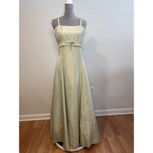Jessica McClintock Gunne Sax 11/12 Vintage Y2K 90s Green Prom Bridesmaid Dress